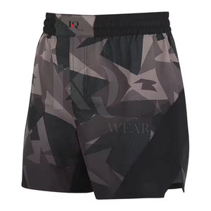 Pantalones Cortos de MMA Elegantes con Costuras Resistentes y Tela Transpirable, Ideales para Entrenamiento en el Gimnasio y Artes Marciales - Product Image 3