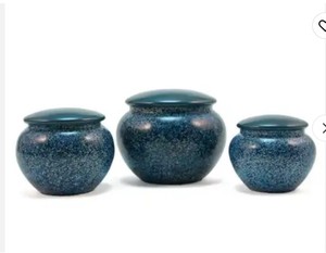 โกศโลหะเคลือบสีขาวสไตล์อเมริกันโกศรูปโดม - Product Image 6