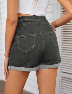 Jean Basic Denim Shorts Cotton Loose Fit Men Short Ladies Shorts Two Pocket Denim Short Length Women Short Casual Street Wear - Product Image 4
