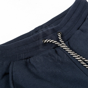 Pantalon de survêtement en coton décontracté pour hommes de haute qualité en polaire légère Streetwear taille moyenne coupe droite technique de teinture unie - Product Image 3