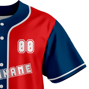 Camiseta de Béisbol Personalizada para Hombre, Manga Corta, Cierre de Botones, Uniforme de Equipo, Transpirable, Secado Rápido, 100% Poliéster, para Entrenamiento y Juegos - Product Image 3