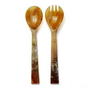 ช้อนทำจากเขาควายธรรมชาติคุณภาพพรีเมียม ขัดเงาอย่างดี ด้ามยาว เหมาะสำหรับครัวเรือนที่ยั่งยืน ราคาขายส่งจากอินเดีย - Product Image 4