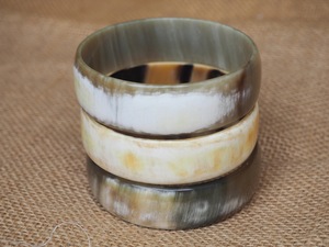 Brazaletes de Cuerno de Búfalo Natural, Joyería Artesanal de Cuerno de Búfalo - Product Image 6