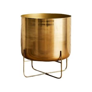 High Quality Wholesale Flower Pots and <b>Planters</b> <b>Gold</b> Metal <b>Planter</b> with Stand Modern Handmade Stylish Indoor Home & Garden Decor - Product Image 1