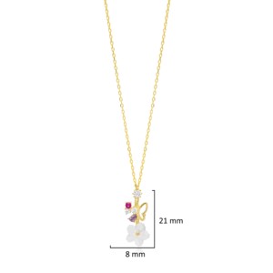 Collier avec pendentif en forme de fleur, bijoux faits à la main, vente en gros, pendentif en argent sterling 925 - Product Image 3
