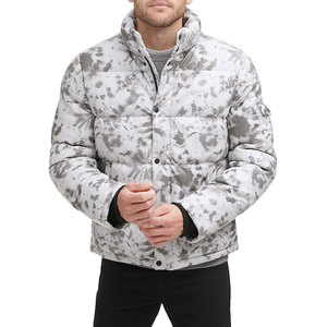 Nouvel arrivage Veste matelassée en duvet pour hommes de grande taille Veste à capuche chaude d'hiver personnalisée avec décoration de poche Tissu Vente en gros - Product Image 1