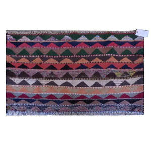 พรมคิลิมวินเทจแท้ งานถักมือ ยี่ห้อวัน ออฟ เดอะ ไคนด์ ซานันดาจ ขนาด 4'1 x 2'5 - Product Image 1