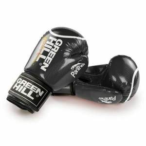 Custom Panther with Circle Logo Boxing Gloves Cowhide Leather Sparring Gloves in Sizes 10oz 12oz 14oz 16oz - Product Image 3