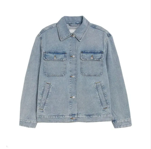 Recién llegado, elegante chaqueta vaquera Vintage, Material de alta calidad con decoración de botones técnicos desgastados, precios razonables - Product Image 1