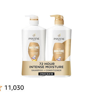 Ensemble Shampooing et Après-Shampooing pour un Renouvellement Quotidien de l'Hydratation, Pro-V Nutrients, Lissant pour Cheveux Secs, 52,8 Oz au Total + Miracle Rescue Shot 0,5 Oz - Product Image 4
