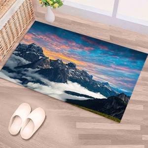 Tapis imprimé Tre Cime di Lavaredo - Design paysage naturel, avec poils doux - Product Image 5