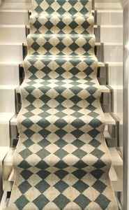 พรมปูพื้นขนาดใหญ่2.6x22-2.6x30ผืนวิ่งผ้าฝ้ายดีไซน์แบบ kilim Green oushak ทำมือ - Product Image 4