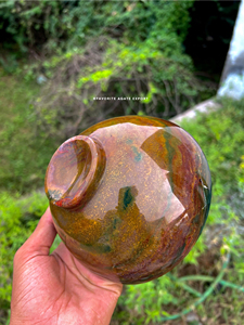 Cuenco de Jaspe Oceánico Natural Tallado y Pulido, Colorido, Figura de Piedra Preciosa Curativa, Cuenco de Ágata Elegante para Decoración del Hogar - Product Image 4