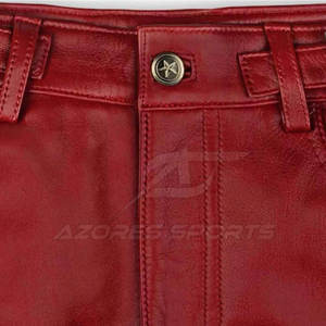 Pantalon en cuir pour homme, coupe slim, motif droit, léger, délavé foncé, taille mi-haute, écologique, respirant, décontracté, streetwear, hiver - Product Image 5