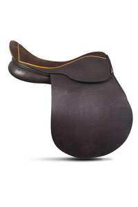 Selle de dressage pour cheval en cuir anglais américain occidental de qualité supérieure, durable, noire, personnalisable - Product Image 4