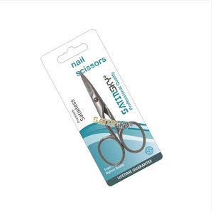 Small Grooming <b>Scissors</b> Straight Stainless Steel Ceramic Handle Facial Hair Trimmer Precision Beauty Nose Eyebrow <b>Beard</b> Premium - Product Image 6