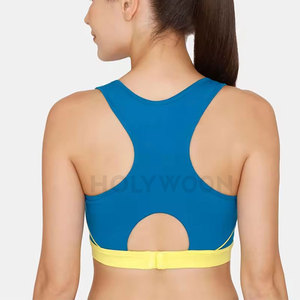 Comfort Focused Lightweight Sports Bra High Support Soft Breathable Spandex/Nylon Material for Women's Fitness Daily Active Wear - Product Image 2