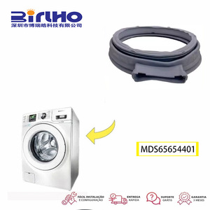 Pieza Original WD9WE6 <span class=keywords><strong>LG</strong></span>, Sello <span class=keywords><strong>de</strong></span> Goma para Puerta <span class=keywords><strong>de</strong></span> Lavadora <span class=keywords><strong>de</strong></span> Tambor, MDS65654401, Compatible con <span class=keywords><strong>LG</strong></span> - Product Image 3