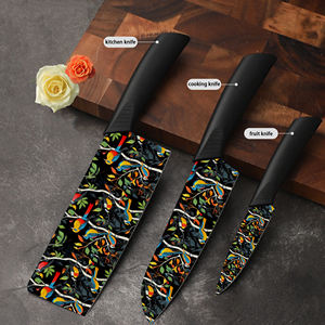 2 Juegos de Cuchillos de Cocina Japoneses de Cerámica, Cuchillo de Chef Afilado de Alta Calidad, Precio de Fábrica, Gran Venta, Apto para Lavavajillas, Mango de Plástico - Product Image 4