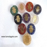 Bols à dôme en aventurine jaune naturelle faits à la main artisanat en pierre semi-précieuse dans la mascotte de pierres précieuses d'orgone de style Feng Shui en vente