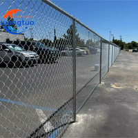 Malla de Alambre Galvanizada de 2m de Altura con Recubrimiento de PVC para Canchas de Baloncesto, Malla Ciclónica, Precios