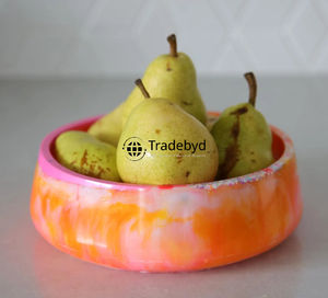 Tazón de Resina Artístico Colorido Hecho a Mano con Diseño de Ángel para Cocinas Modernas, Solución Multifuncional de Decoración y Servicio por Tradebyd - Product Image 3