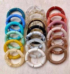 Brazalete de Resina Hecho a Mano de Moda para Mujer, Elegante Joyería de Diseño, Accesorios de Moda, Brazalete de Resina y Pulseras de Resina - Product Image 4