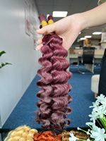 Extensions de cheveux humains vierges 100 % naturels, qualité Remy 9A, 6 à 52 pouces, bouclés, noirs, à trame simple, pour usage longue durée, vente en gros