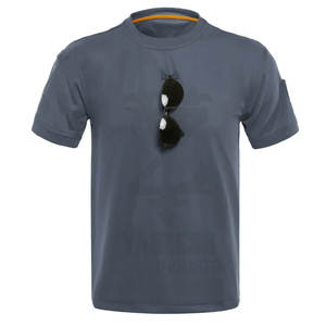 Pull-over en coton/fibre de bambou pour homme 220g personnalisé motif solide respirant séchage rapide à manches courtes tricoté - Product Image 3