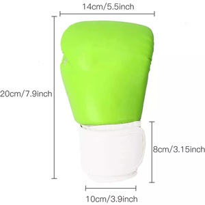 Guantes de Boxeo de Piel Genuina de Alta Calidad GAF, Antideslizantes, con Cierre de Gancho y Bucle, Hechos a Medida para Gimnasio, Artes Marciales - Product Image 5