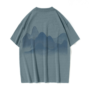 Quality Custom logo Heavy <b>Weight</b> New Design Luxury Quality Cotton Loose Brand <b>Blank</b> Men t Shirt Boxy T-shirt t Shirt Design 2025 - Product Image 1