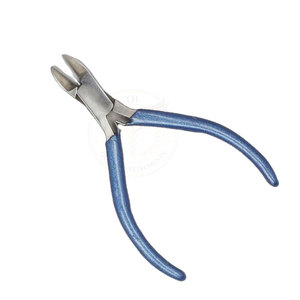 Pince coupante latérale en acier inoxydable pour bijoux, avec une construction robuste et une poignée confortable, idéale pour la fabrication de bijoux et la perlage - Prix - Product Image 1