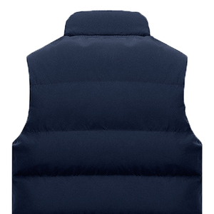 Chaleco Acolchado de Invierno para Hombre, Azul Marino, Sin Mangas, de Alta Calidad, 100% Poliéster, Transpirable y Cómodo, Personalizable - Product Image 6