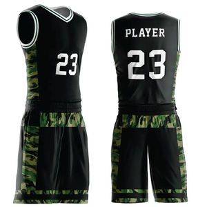 Vente en gros Ensemble de maillots de basket-ball imprimés par sublimation de haute qualité uniformes de basket-ball personnalisés pour hommes avec qualité fabriquée - Product Image 6