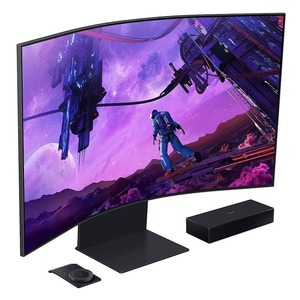 Téléviseur intelligent LCD LED 4K UHD incurvé de qualité supérieure de 55/65 pouces avec résolution personnalisable, mode jeu Android OS et haut-parleur intégré - Product Image 2