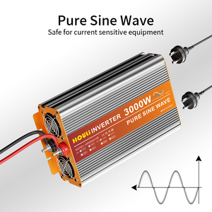 HOULI Onduleur Solaire à Onde Sinusoïdale Pure 24V 220V 12V 3000W, <span class=keywords><strong>Convertisseur</strong></span> de Courant <span class=keywords><strong>3000</strong></span> <span class=keywords><strong>Watts</strong></span> - Product Image 3