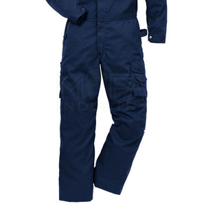 Uniforme de trabajador de construcción de grado industrial con material resistente al fuego y acentos reflectantes para cumplimiento y seguridad - Product Image 4