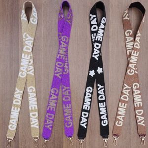 Sangle de sac à main en perles élastiques de couleur d'équipe personnalisée, vente en gros pour les événements sportifs, vente en gros de sangles de sac à main en perles pour le jour du match (quantité minimale de commande 20 pièces) - Product Image 1