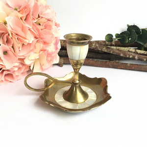 New Arrival Design Bone Inlay Candle Holder Mother of Pearl Inlay Candle <b>Stick</b> Holder Available at Best Price - Product Image 6