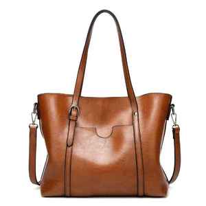 Bolso cruzado de un solo hombro de cuero de vaca de grano completo para mujer de alta calidad, bolso de mano informal con cremallera, portátil y de moda - Product Image 3