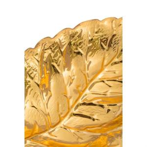 Plateau de service aux fruits le plus vendu Plateau feuille d'or métallique Article de luxe léger personnalisé au prix de gros - Product Image 6