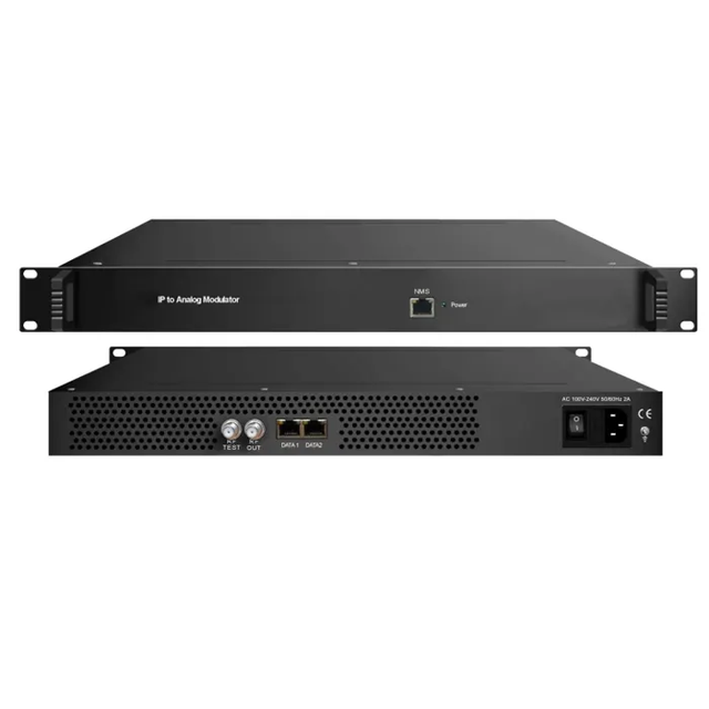 Headend Equipment 32 In 1 Ip To Analog Modulator RF 64 Channel Analog Modulator 2 Ge Ports Max 64 IP Input