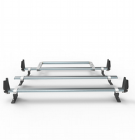 Barres de toit Peugeot Partner Aero-Tech 3 barres - Supports de chargement - Rouleau arrière Modèles de fourgonnettes uniquement 2008-2018