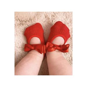 ถุงเท้าบัลเล่ต์เด็กผู้หญิงสีแดง - Product Image 1