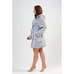 Bata corta de forro polar para mujer, talla XXL, con bolsillos, sudaderas con capucha y sudaderas - Product Image 2