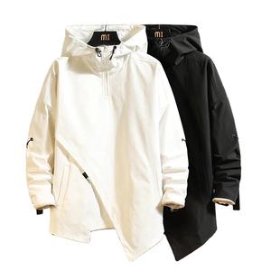 Gran oferta de chaquetas cortavientos para hombre, chaqueta cortavientos a prueba de agua con capucha, abrigo informal, chaqueta cortavientos ligera - Product Image 1