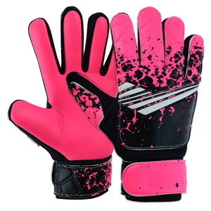Gants de football de gardien de but en cuir à poignée confortable Gants de football de gardien de but pour jeunes réglables - Product Image 3
