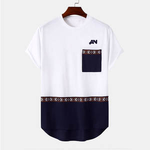 2025 artículo de venta caliente último diseño Camiseta cuello redondo moda camiseta transpirable secado rápido camiseta para hombres - Product Image 1