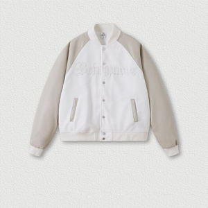 Veste d'hiver pour homme XS, style motard urbain, en cuir de vachette et toile, écologique, respirante, coupe-vent et légère, à la vente - Product Image 3