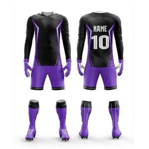 Ensemble d'uniformes de gardien de but de football personnalisés unisexes pour adultes, manches longues, 100% polyester, imprimé par sublimation, maillot de football pour adultes - Product Image 4